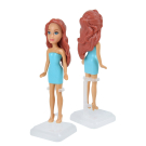 Кукла ABtoys Любимая кукла Модница голубое+голубое платья с котенком Китти