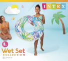 Круг надувной INTEX "Lush Tropical Tubes" (Тропики) с держателями, от 9 лет, 97см