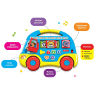 Музыкальная игрушка Азбукварик Музыкальный автобус Первые знания Синий