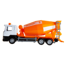 Машинка металлическая Uni-Fortune RMZ City 1:64 Бетономешалка Scania, без механизмов, цвет оранжевый