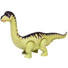 Динозавр Junfa Брахиозавр, зеленый, электромеханический, свет, звук