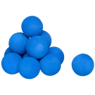 Бластер Junfa штурмовой c 12 мягкими шариками и 3 банками-мишенями, голубой