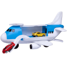 Игровой набор Junfa Самолет-трансформер грузовой с машинками