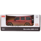 Машина р/у 1:24 Mercedes-Benz G63 AMG-Muddy version, красный, 2,4G Модель с эффектом загрязнения.