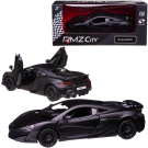 Машина металлическая RMZ City серия 1:32 McLaren 600LT, черный матовый цвет, двери открываются