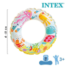Круг INTEX надувной Under the Sea (Подводный мир), 3-6лет, диаметр 51 см