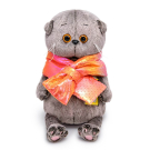 Мягкая игрушка BUDI BASA Кот Басик BABY в дутом шарфе 20 см