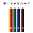 Набор цветных карандашей Лео Учись 12цветов
