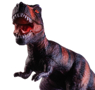 Фигурка Junfa Динозавр длина 50 см со звуком черно-красный