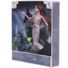 Кукла ABtoys Emily Русалочка (светлое платье, темный хвост), аксессуары, 30см