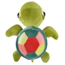 Мягкая игрушка Abtoys Черепашка с разноцветным панцирем, 20см
