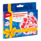 Набор для творчества LORI Плетение из бусин "Игрушка на ёлку"