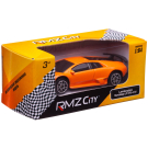 Машинка металлическая Uni-Fortune RMZ City 1:64 Lamborghini Murcielago LP670-4 без механизмов, (оранжевый),