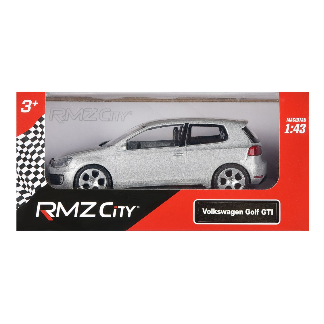 Машинка металлическая Uni-Fortune RMZ City 1:43 4" VW Golf GTI