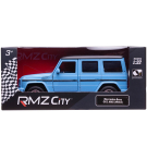 Машинка металлическая Uni-Fortune RMZ City серия 1:32 Mercedes Benz G63 AMG, инерционная, цвет матовый голубой, двери открываются