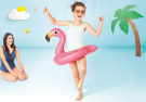 Круг надувной INTEX "Animal Split Rings" (Животные) разделяемый (3-6лет), 3 вида в ассортименте