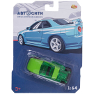 Машинка Abtoys Автосити металлическая без механизмов 1:64 в ассортименте