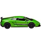 Машинка металлическая Uni-Fortune RMZ City серия 1:32 Lamborghini Gallardo LP570-4 Superleggera, инерционная, зеленый матовый цвет, двери открываются