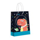 Пакет подарочный ND Play Дино в космосе 250*350*100 мм