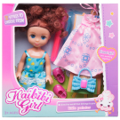 Кукла Junfa Kaibibi Girl 15 см с дополнительным платьем и игровыми предметами