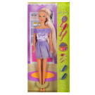 Кукла Defa Lucy В салоне красоты в фиолетовом платье 29 см