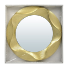 Зеркало QWERTY декоративное Гавр, D 25 см, серебро