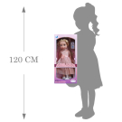Кукла Junfa Ardana Baby в персиковом воздушном длинном платье 45 см