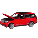 Машина металлическая 1:24 Range Rover, цвет красный , двери и капот открываются