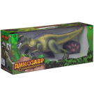 Интерактивная игрушка ABtoys Динозавр на радиоуправлении, движение, световые и звуковые эффекты 43х15 см