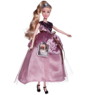 Кукла ABtoys "Королевский прием" с диадемой в длинном платье, светлые волосы 30см