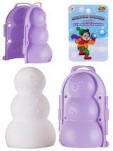 ABtoys Снежколеп Снеговик 3D фиолетовый 16х12х22 см