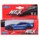 Машинка Welly 1:38 2017 CHEVROLET CORVETTE Z06 синяя