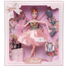 Кукла Junfa Atinil (Атинил) Мой розовый мир в платье со звездочками на юбке, 28см