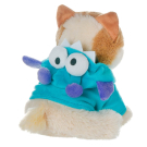 Мягкая игрушка Abtoys Модные питомцы Собачка в синем костюме Монстрика 18см