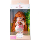 Кукла-мини Baby Ardana серия Питомец шатенка с косами с коричневым щенком 11 см