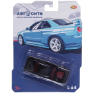 Машинка Abtoys Автосити металлическая без механизмов 1:64 в ассортименте