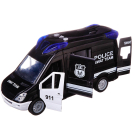 Машинка "Полиция", с открывающими дверцами, со световыми и звуковыми эффектами, 39x12x17
