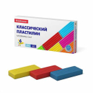 Пластилин классический ErichKrause Basic 6 цветов, 96г (коробка)