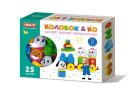 Конструктор Колобок и компания 25 дет. коробка