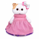 Мягкая игрушка BUDI BASA Кошка Ли-Ли в платье с люрексом 24 см