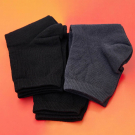 Набор детских носков 3 пары размер 18-20 черные 2 пары /серые 1 пара