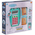 Игровой набор ABtoys Помогаю Маме. Кассовый аппарат с банковскими карточками