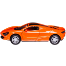 Машинка металлическая Abtoys АвтоСити 1:36 Спортивная инерционная с открывающими передними дверцами оранжевая свет звук