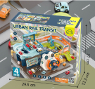 Игровой набор Junfa Интерактивная игра Движение в городе с 4 машинками