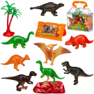 Игровой набор ABtoys Юный натуралист Фигурки динозавров 8 шт. в чемоданчике, в дисплеи