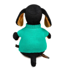Мягкая игрушка BUDI BASA Собака Ваксон в свитере с сердцем 25 см