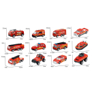 Машинка Abtoys Спецтехника Пожарные машины, в дисплее 12 моделей 1:64 (в яйце)