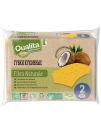 Губки для мытья посуды QUALITA FIBRA NATURALE Eco life 2шт