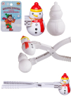 ABtoys Снежколеп Снеговик (размер снежка11,5х6см) 38см белый
