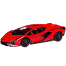 Машина металлическая 1:43 scale Lamborghini Sian, цвет красный